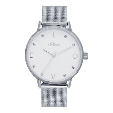 s. Oliver Damen Uhr Armbanduhr Edelstahl SO-4197-MQ