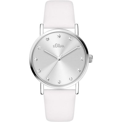 s. Oliver Damen Uhr Armbanduhr Leder SO-4108-LQ