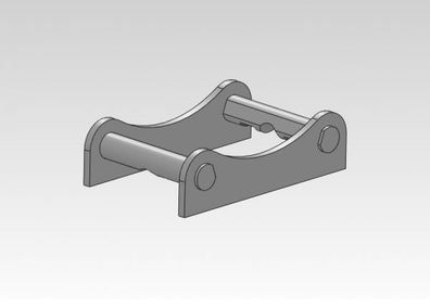 Adapterrahmen Schnellwechselrahmen Bagger passend für MS01 Symlock