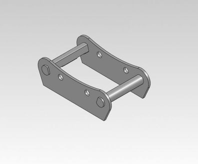 Adapterrahmen Schnellwechselrahmen Bagger passend zu MS08 Symlock