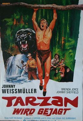 Bravo Poster Tarzan Johnny Weissmüller 42 x 28 cm
