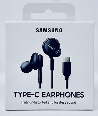 Für Samsung Galaxy S10 Lite AKG USB-C In Ear Kopfhörer Schwarz Stereo Ohrhörer