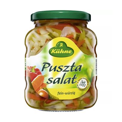 Kühne Puszta Salat Gemüse im Glas fein würzig im Geschmack 370g