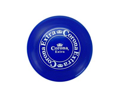 6 x Corona Mini Frisbee - Spielzeug / Frisbee in Blau