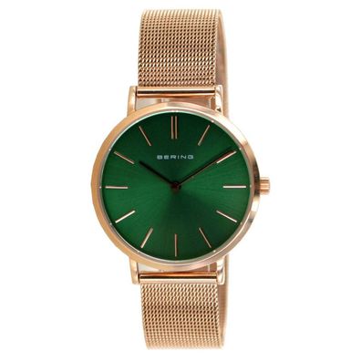 Bering Damen Uhr Armbanduhr Classic Quarz - 14134-362 Edelstahl