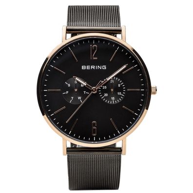 Bering Herren Uhr Armbanduhr Classic Multifunktion - 14240-163 Meshband