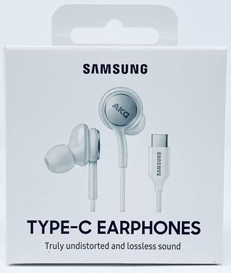 Für Samsung Galaxy S21 Plus AKG USB-C In Ear Kopfhörer Stereo Ohrhörer Weiß