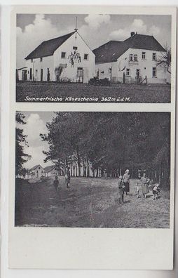 70590 Mehrbild Ak Sommerfrische Käseschenke bei Kraftsdorf i. Thür. 1939