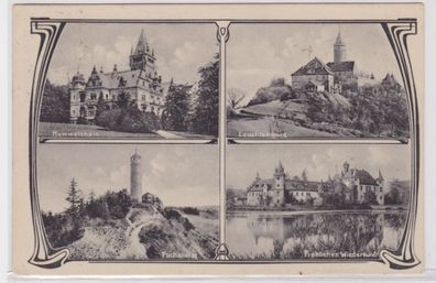 95099 Mehrbild Ak Hummelshain, Leuchtenburg, Fuchsturm, Fröhlichen Wiederkunft