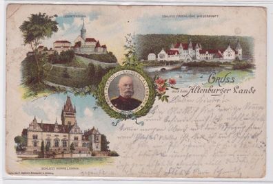 95341 Mehrbild Ak Gruss aus dem Altenburger Lande Leuchtenburg usw. 1898