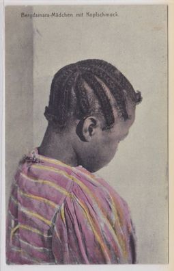 44749 AK Bergdamara-Mädchen mit Kopfschmuck Deutsch-Südwestafrika