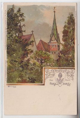 70072 Ak Augsburg Der Dom Schott´s Künstlerpostkarte No. 4 um 1910