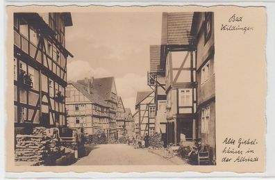 70438 Ak Bad Wildungen alte Giebelhäuser in der Altstadt um 1930