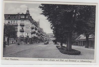 70901 Ak Bad Nauheim Blick auf Denkmal und Johannisberg 1936