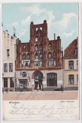 95043 Ak Wismar Bürgerhaus Restaurant alter Schwede 1907