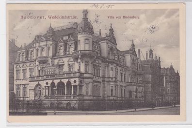 12551 Ak Hannover Wedekindstrasse Villa von Hindenberg 1915