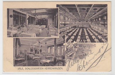 70339 Mehrbild Ak Hannover Schlossgarten Herrenhausen 1912