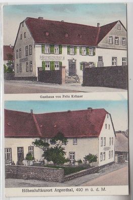 70635 Mehrbild Ak Höhenluftkurort Argenthal Gasthaus von Fritz Krämer um 1920
