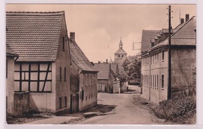 95147 Ak Ramsdorf Kreis Borna Straße des Friedens um 1950