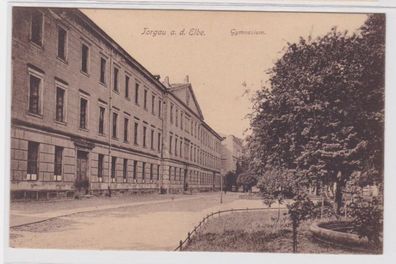 95505 Ak Torgau an der Elbe - Blick auf das Gymnasium um 1930