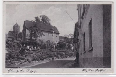 95718 Ak Görnitz Bezirk Leipzig Idylle am Gasthof um 1930
