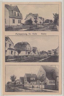 04887 Mehrbild Ak Falkenberg Bezirk Halle Hufen um 1930