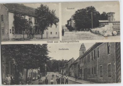 92159 Mehrbild Ak Gruß aus Neuwegersleben Gasthof, Gutshof usw. 1936