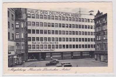 93802 Ak Magdeburg Haus der deutschen Arbeit um 1930