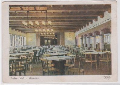 94815 Ak Brocken-Hotel Restaurant Innenansicht 1954