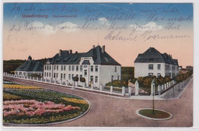 95513 Ak Quedlinburg - Blick auf Garnisonslazarett 1924