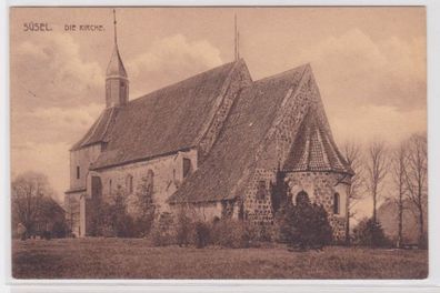 71581 Ak Süsel Partie an der Kirche 1914