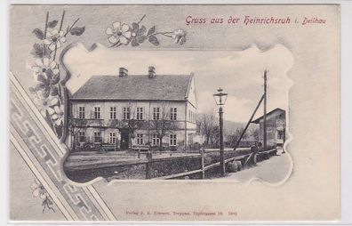 76147 Ak Gruß aus der Heinrichsruh in Dielhau Dehylov um 1900