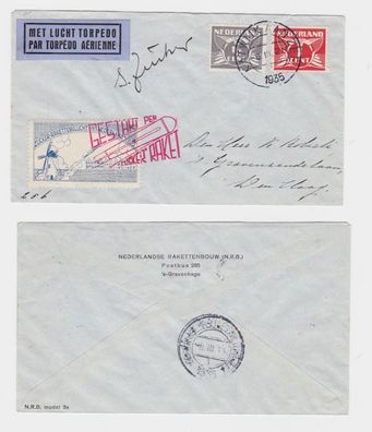 08000 Raketenpost Gestartet per Zucker' Raket Niederlande 1935