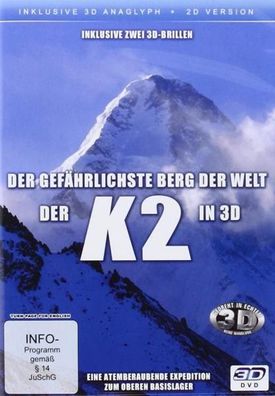 Der gefährlichste Berg der Welt - Der K2 in 3D [DVD] Neuware