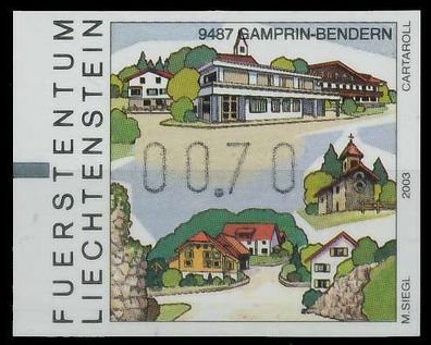 Liechtenstein Automatenmarken Nr 14-070 postfrisch X284D32