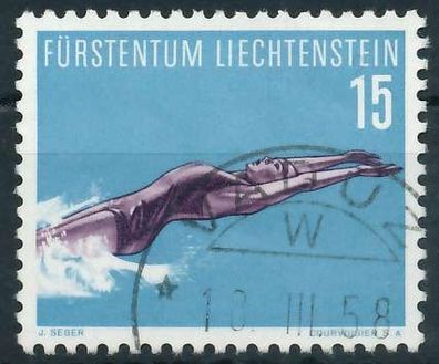 Liechtenstein 1958 Nr 365 gestempelt X28DFC6