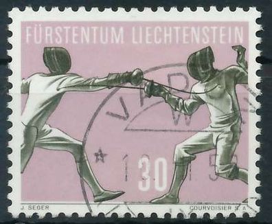 Liechtenstein 1958 Nr 366 gestempelt X28E00E