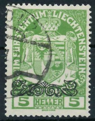 Liechtenstein 1920 Nr 11 gestempelt X28E05A