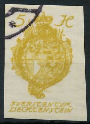 Liechtenstein 1920 Nr 17 gestempelt X28E06A