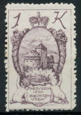 Liechtenstein 1920 Nr 35 postfrisch X28E0B6