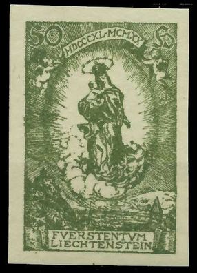 Liechtenstein 1920 Nr 40U postfrisch X28E102