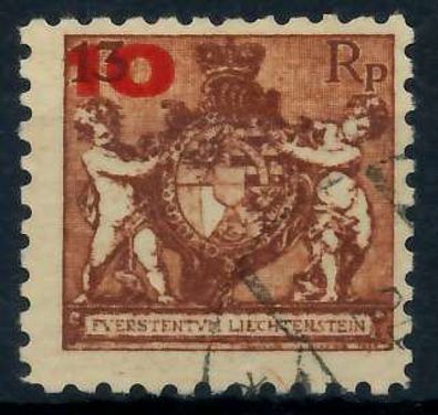 Liechtenstein 1924 Nr 62A gestempelt X28E10A