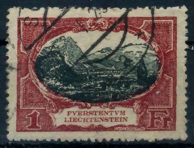 Liechtenstein 1921 Nr 60A gestempelt X28E146