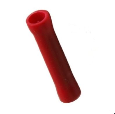 Stoßverbinder, rot 0,5-1,5mm² isol. Nylon Quetschverbinder Kabelverbinder, 10St.