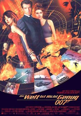 James Bond 007 - Die Welt ist nicht genug - Filmposter 120x80cm gerollt