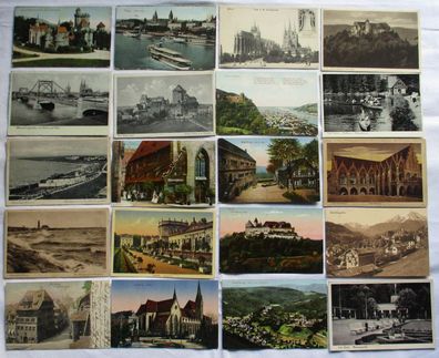 141844/ 100 Ansichtskarten Ortschaften Bad Sachsa, Pohorella, Andechs usw.