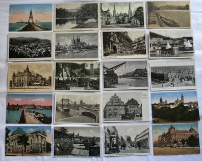 144000/ 100 Ansichtskarten Ortschaften Friedrichroda, Triberg, Bad Nassau usw.