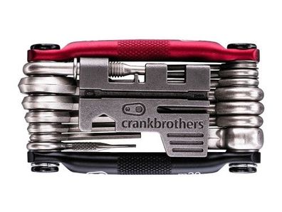 crankbrothers Fahrrad Multitool M20, black/ red