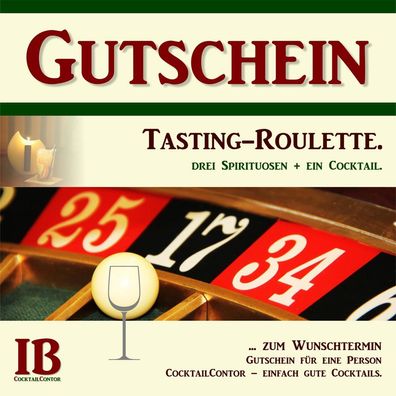 Gutschein: Tasting-Roulette - Spirituosen- & Cocktail-Event Köln.