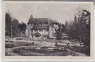 63735 Ak Augustusburg Erzgeb. Hotel Waldhaus um 1950